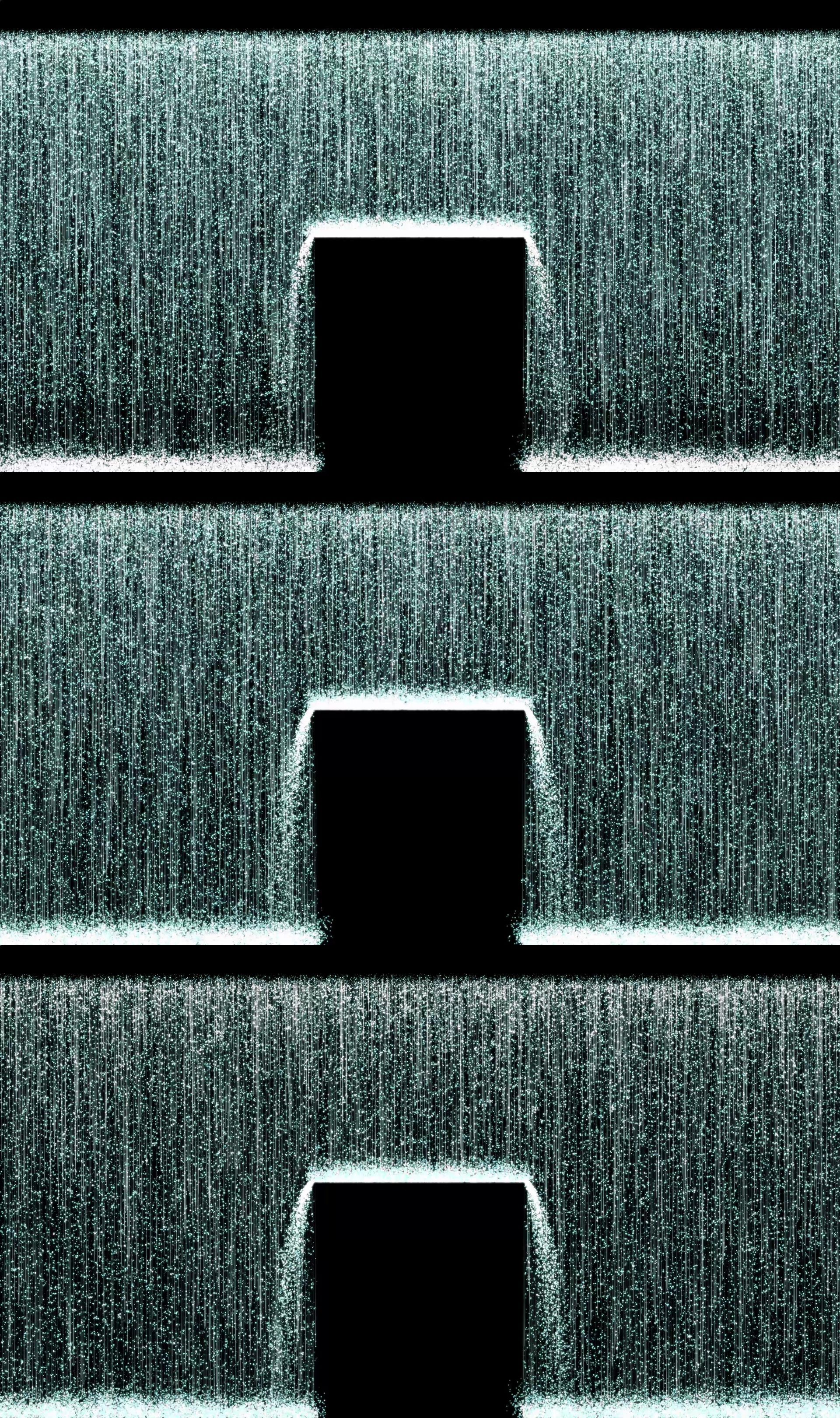 水流墙投影